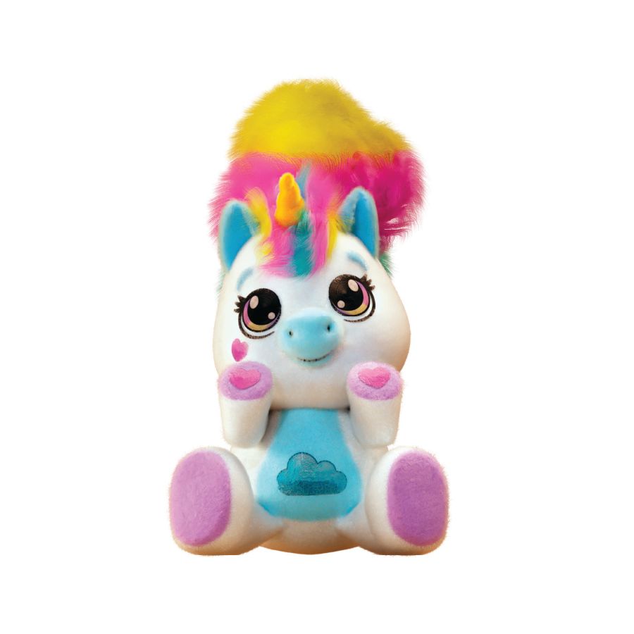 Eolo - Furry Tails Electronic Plush Unicorn - Multicolor