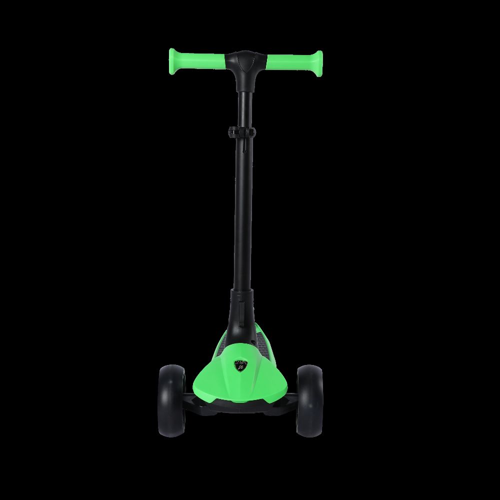 Lamborghini - 3-Wheel Kids Scooter With Adjut Height - Green