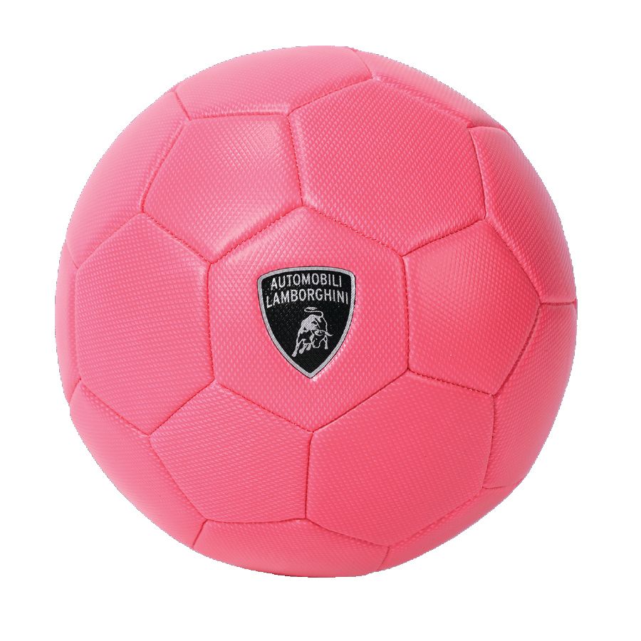 Lamborghini - Machine Sewing PVC Soccer Ball - Pink - Size 3