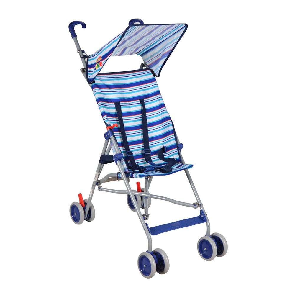 Kiko - 8 Wheels Light Umbrella Stroller - Dark Blue