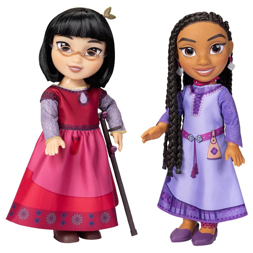 Disney - Wish Doll - Asha & Dahlia - 2pcs - 38 Cm