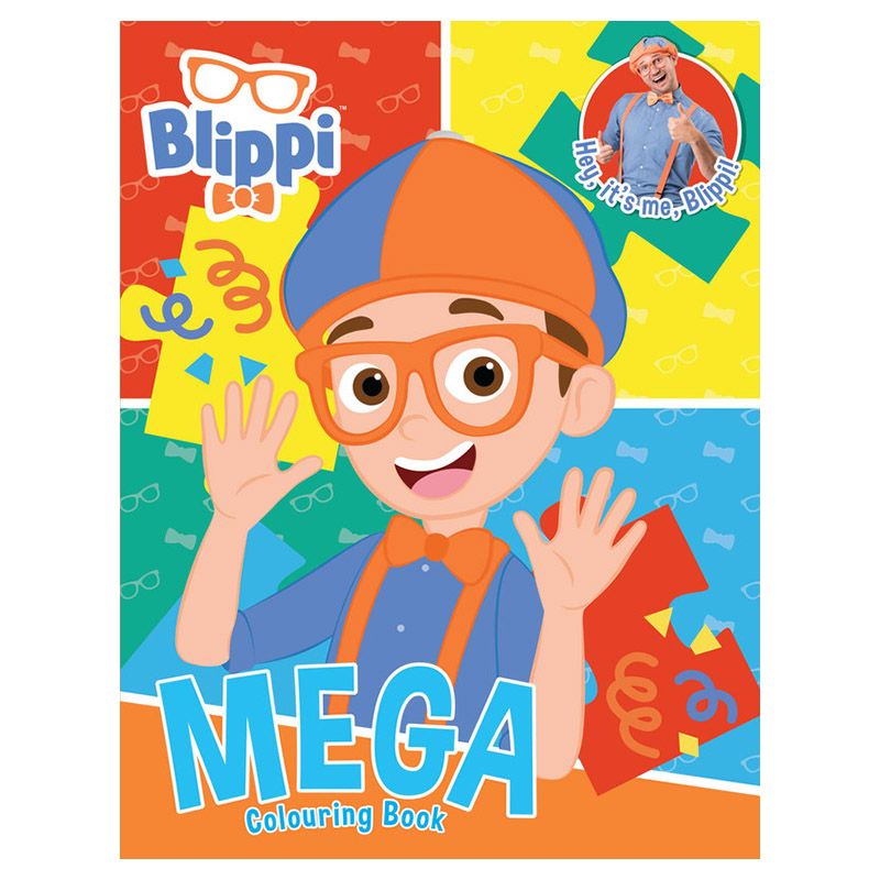 Blippi Mega Colouring Book