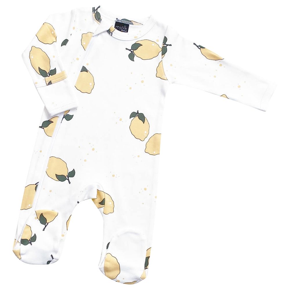 Mjolk - Sleep And Play Sleepsuit - Lemons