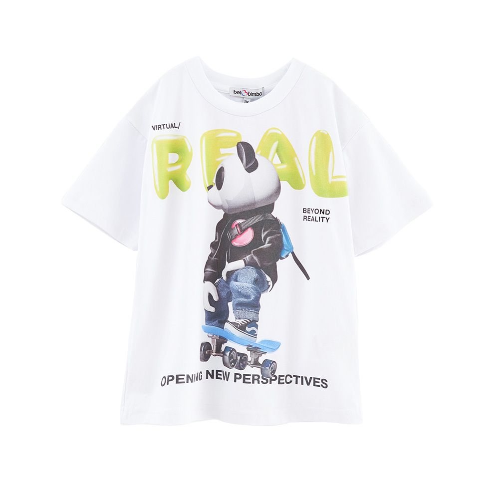 Bell Bimbo - Boys Real Print T-shirt - White