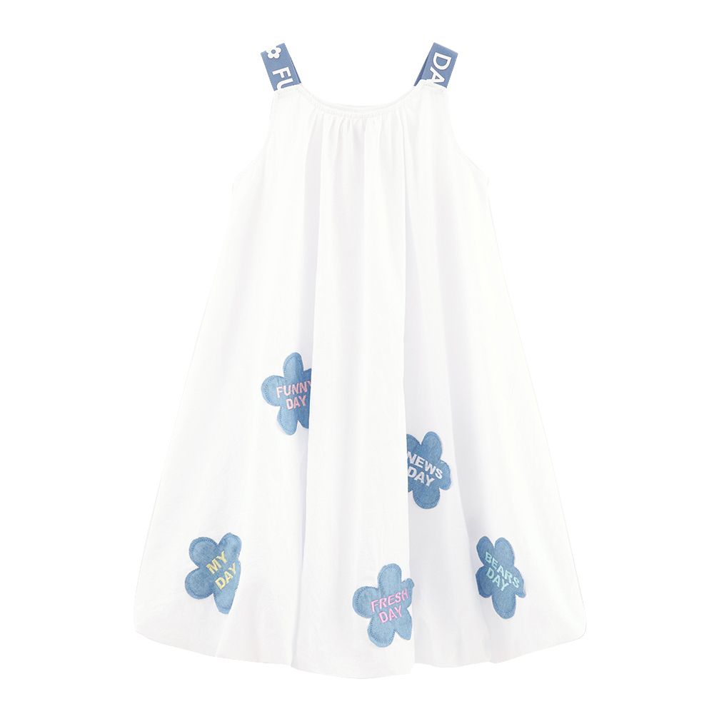 Bell Bimbo - Girls Bubble Dress - White