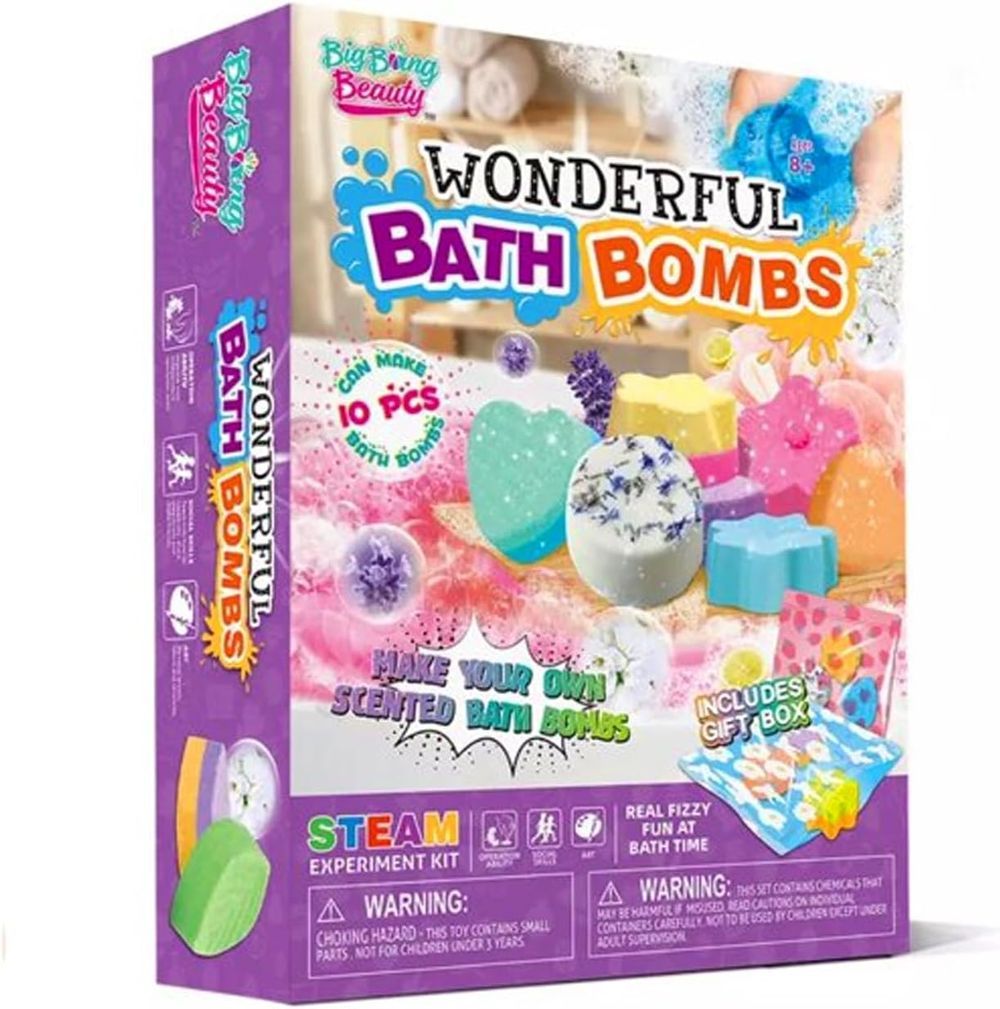 Brain Giggles - Science Experiment Kit - Wonderful Bath Bombs