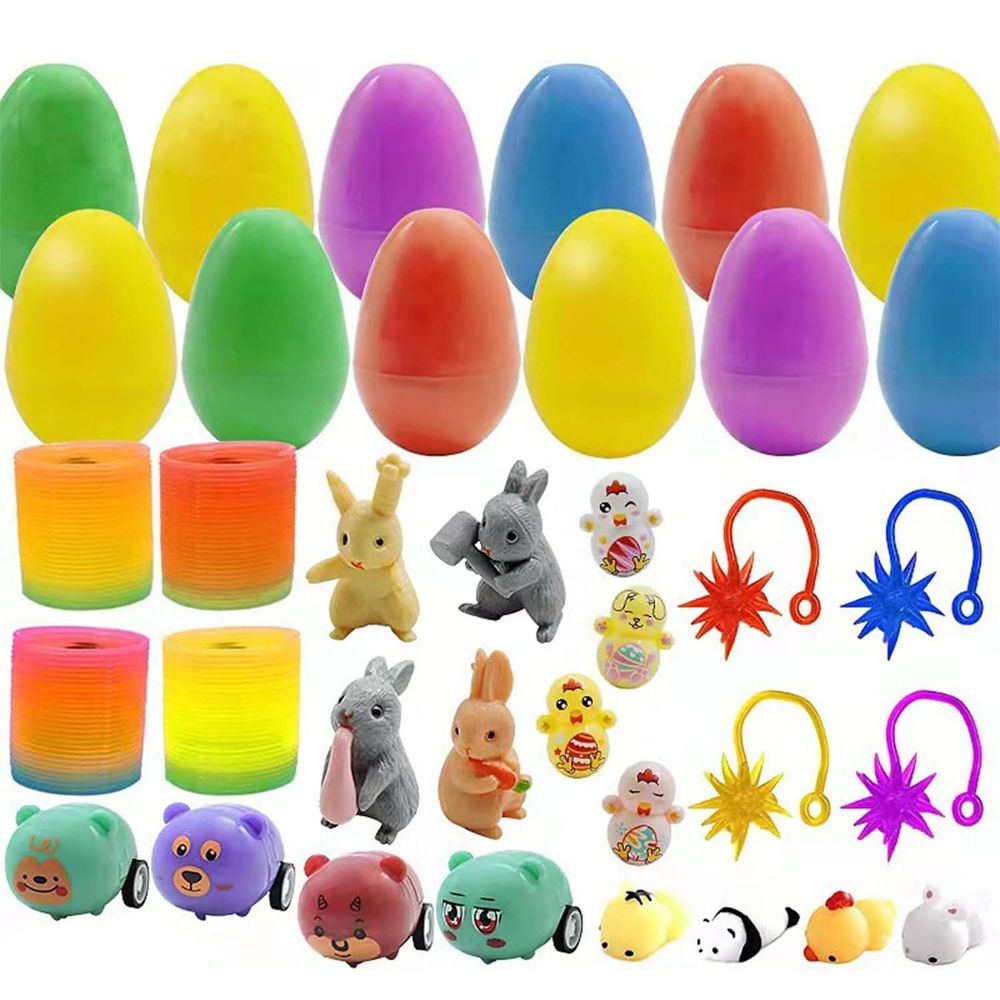 Brain Giggles - Easter Egg Toy Set Surprise - 24pcs