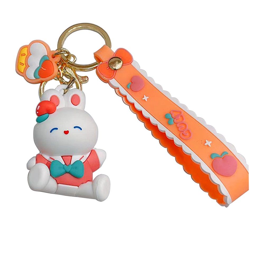 Brain Giggles - Kawaii Silicone Key Chain Holder - Bunny