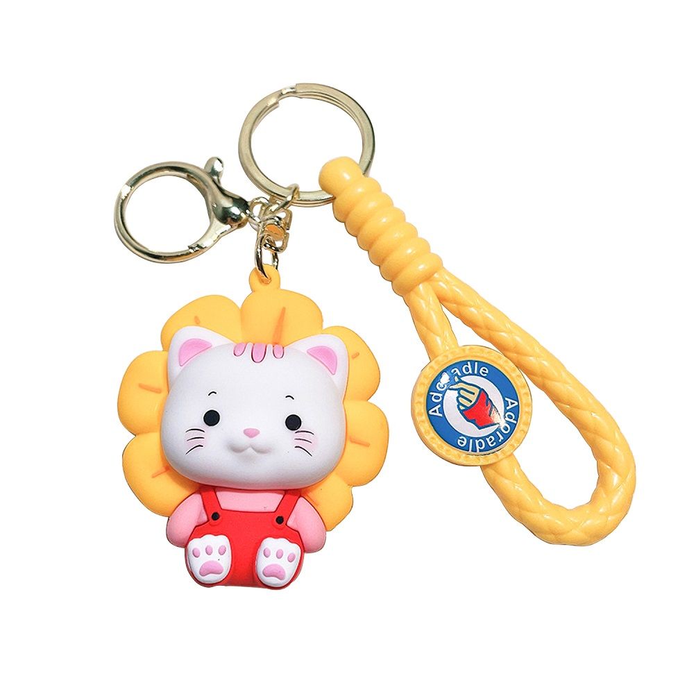 Brain Giggles - Kawaii Silicone Key Chain Holder - Kitty