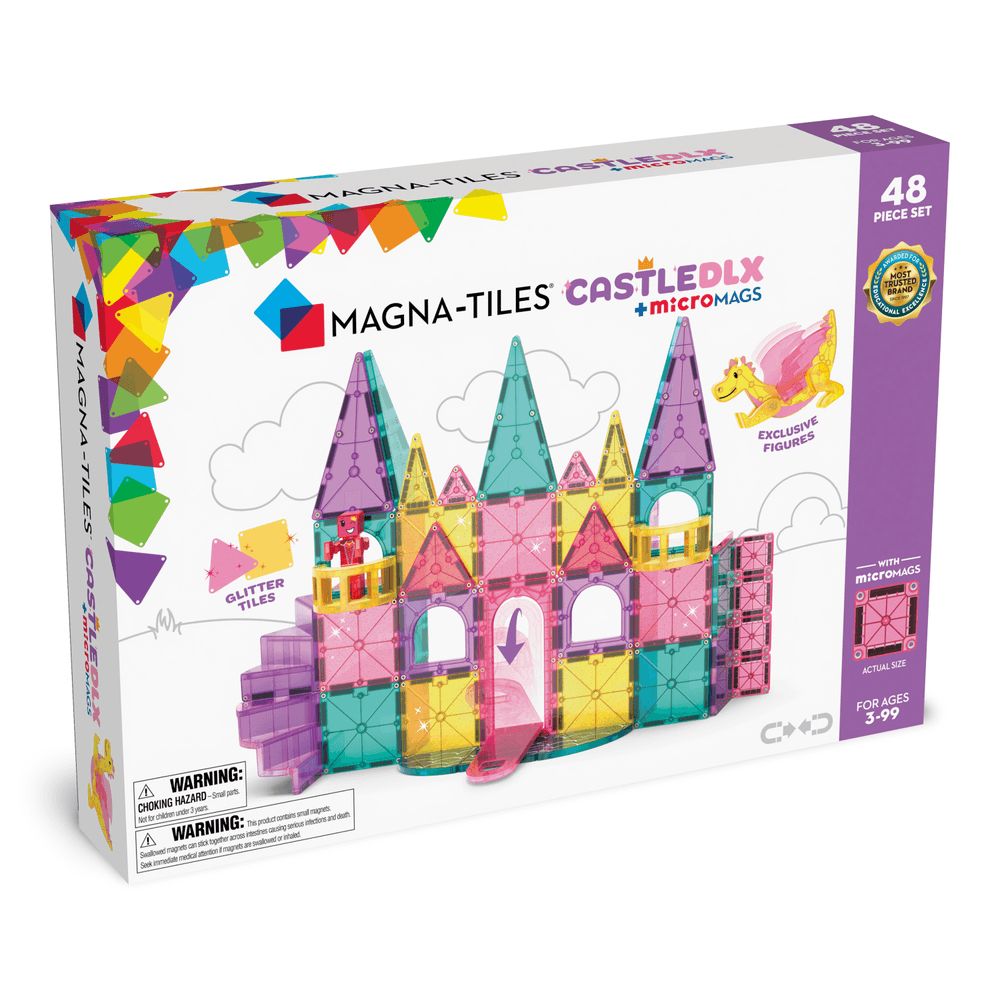 Magna-Tiles - Castle DLX 48-Pc Set