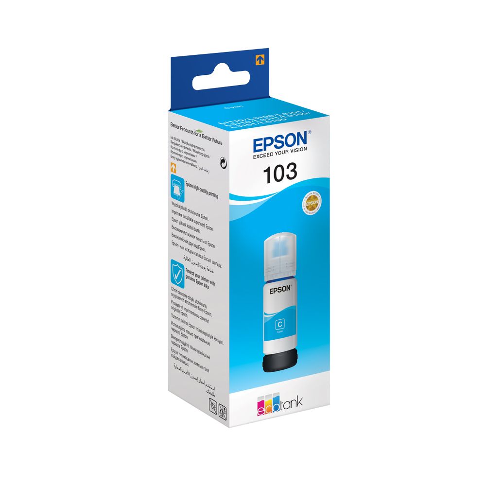 Epson - 103 EcoTank Ink Bottle - Cyan