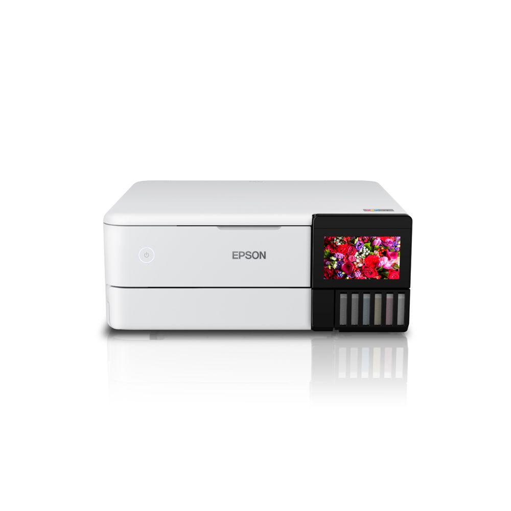 Epson - EcoTank L8160 A4 Photo Printer, 3-in-1, WiFi Connected - White