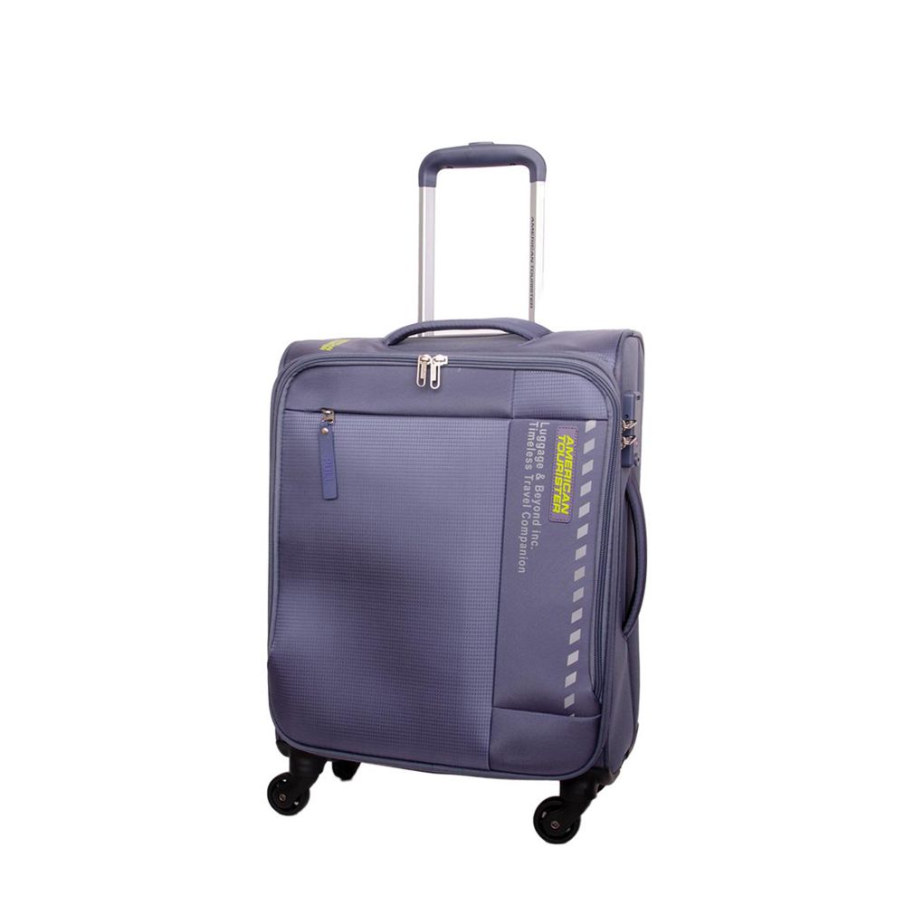 American Tourister - Marina Spinner Soft Cabin Luggage Trolly Bag - 57cm - Grey