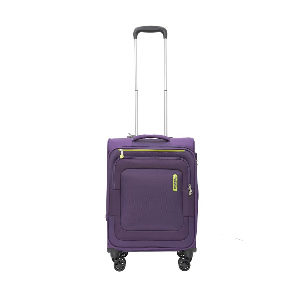 American Tourister - Duncan Spinner Soft Luggage Trolly Bag - 55cm - Purple