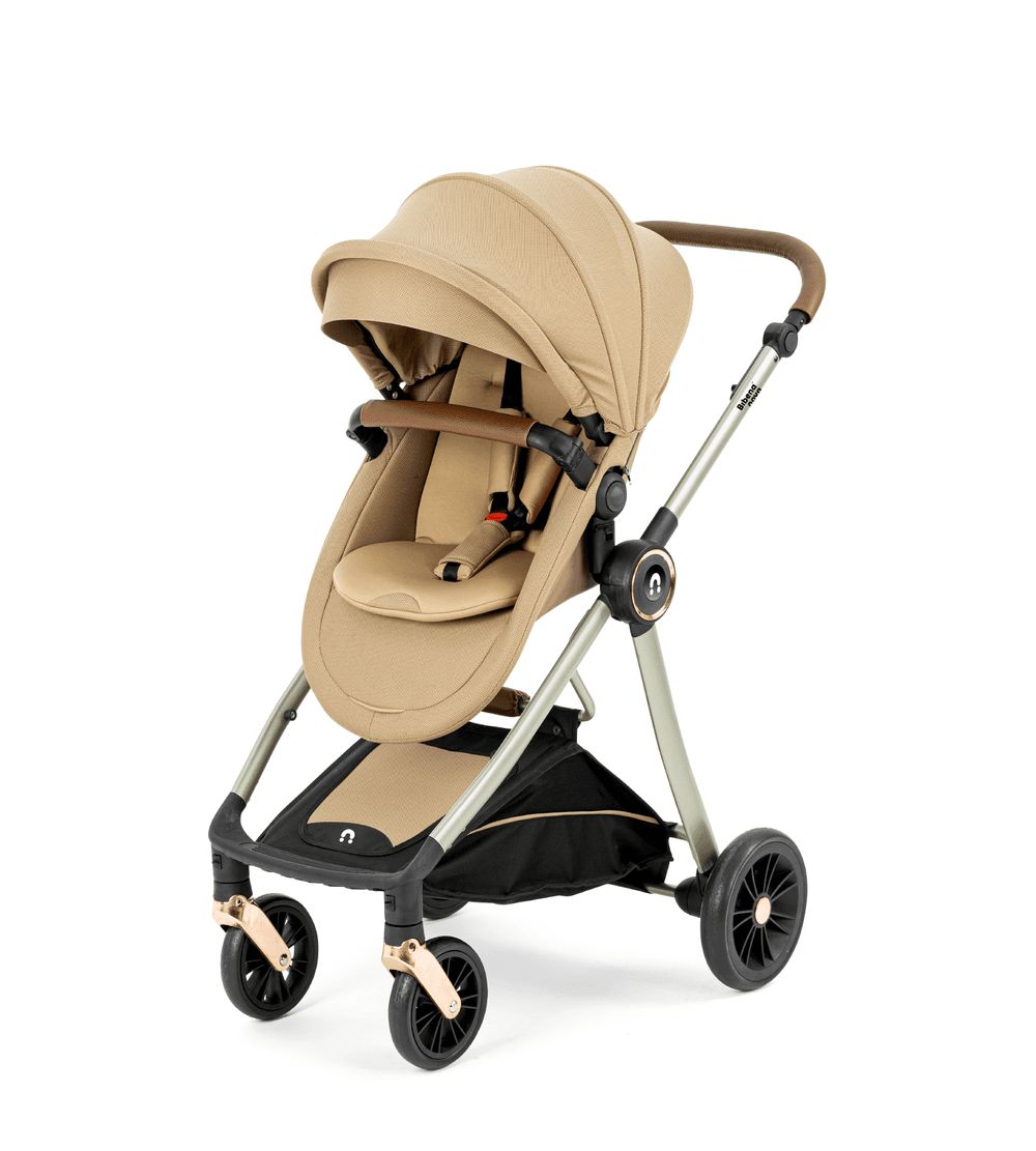 Bibena Nova - Avangard Travel System Stroller - Latte