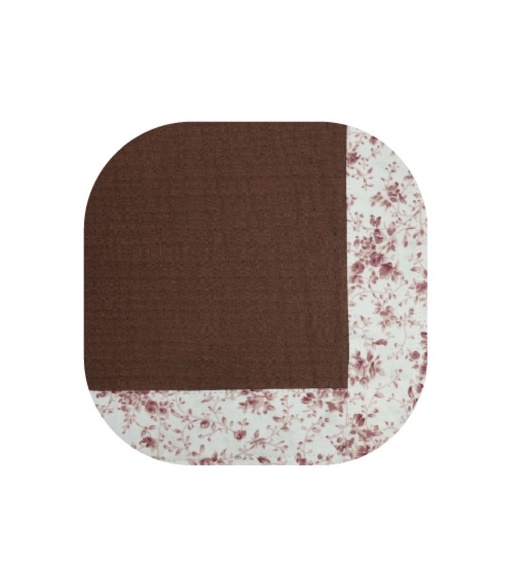 Bibena Nova - Muslin Swaddle - Deep Brown