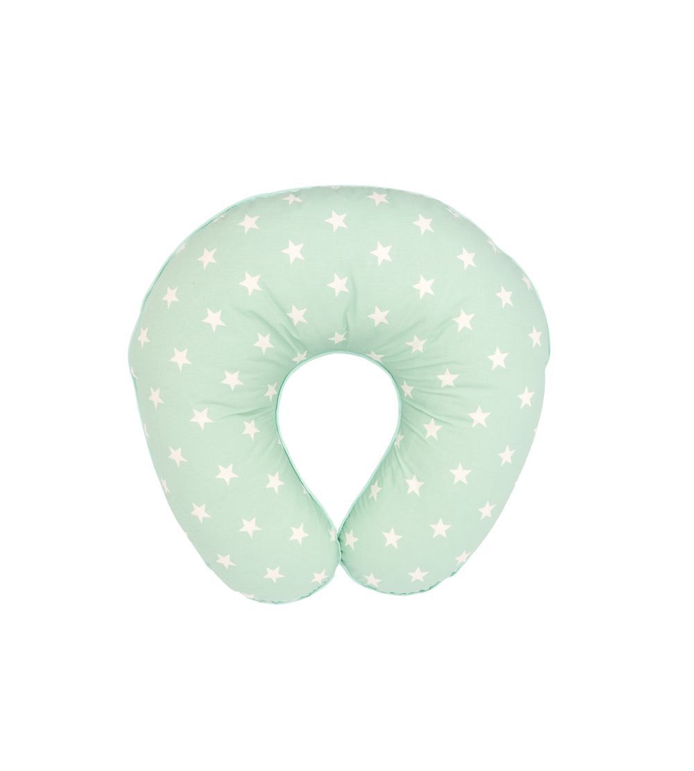 Bibena Nova - Breastfeeding Pillow - Green Stars