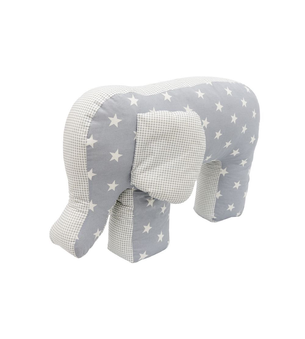 Bibena Nova - Elephant Breastfeeding Pillow - Grey Stars