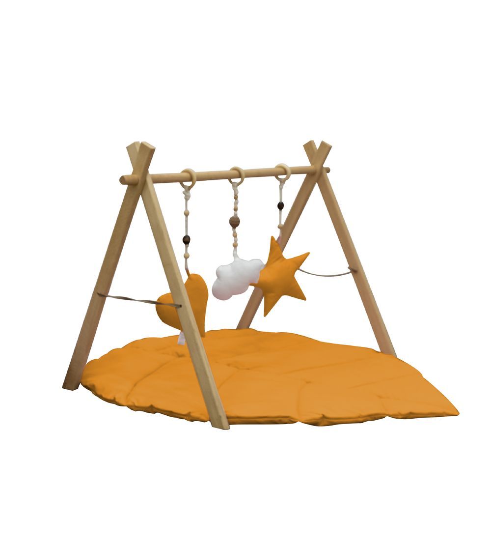 Bibena Nova - Wooden Baby Gym - Orange