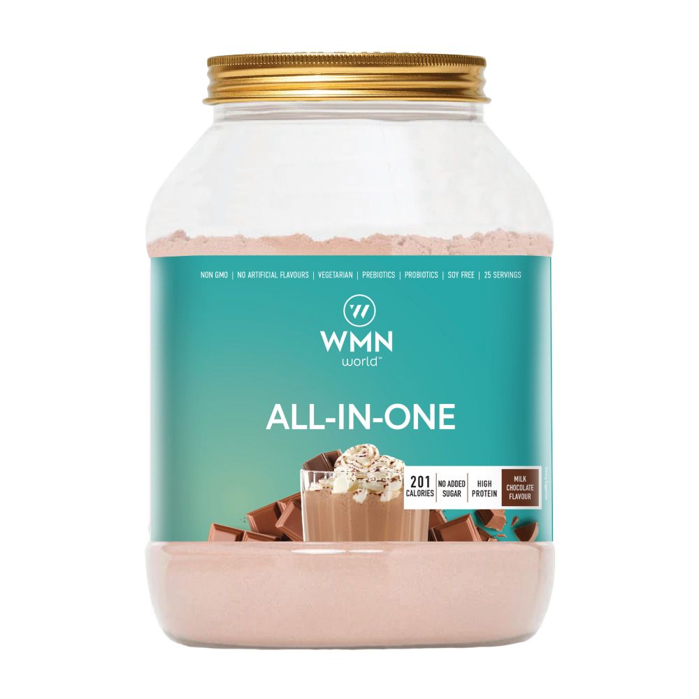 WMN World - All-In-One Meal Replacement Supplement W/ Vitamins & Prebiotics  - Chocolate Milkshake Flavour 1Kg