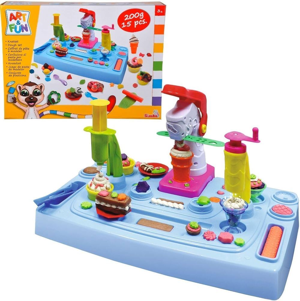 Simba - A And F Ice Dream Dough Set - 15pcs