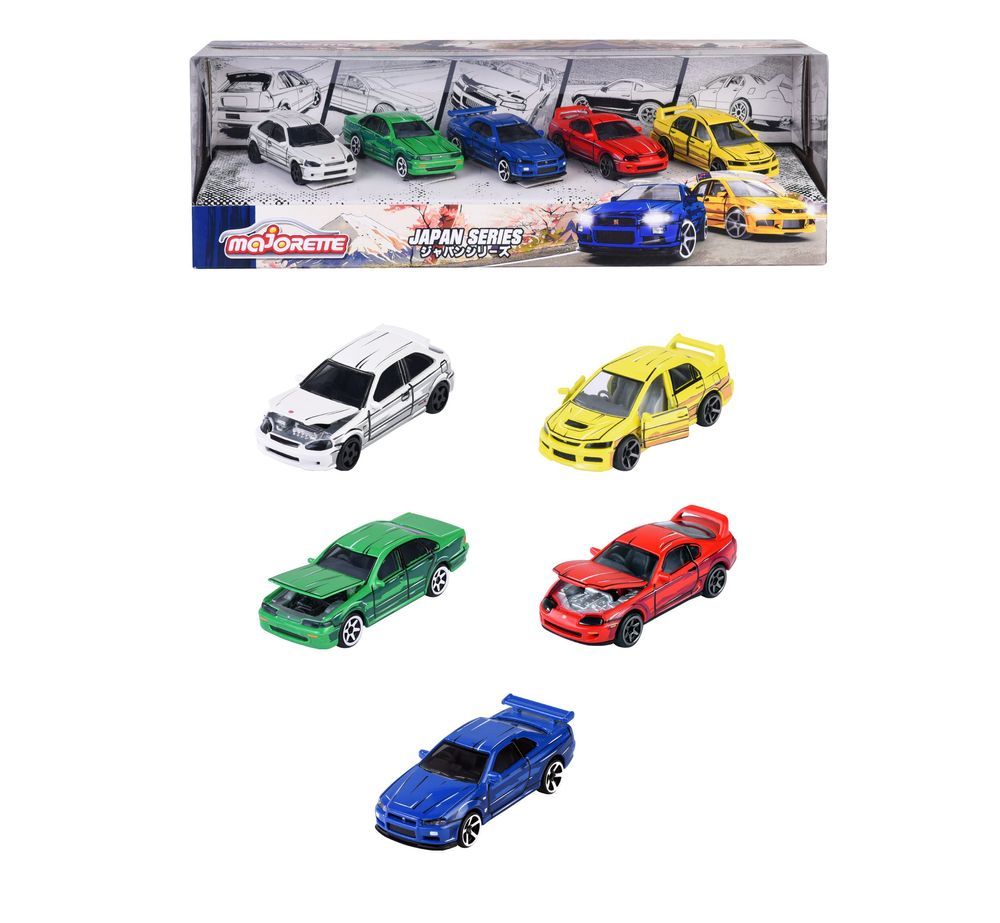 Majorette - Japan Series Die-Cast Vehicle Set - 5 Pcs