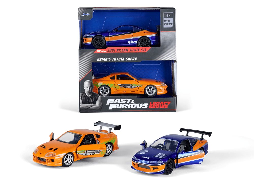 Jada - Fast And Furious Legacy Series Brian's Die-Cast Car Set - 2 Pcs