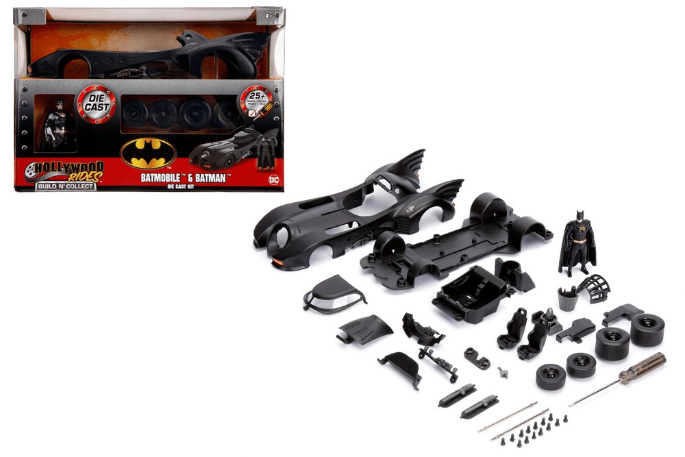 Jada - Build And Collect Batmobile With Batman Die-Cast Kit