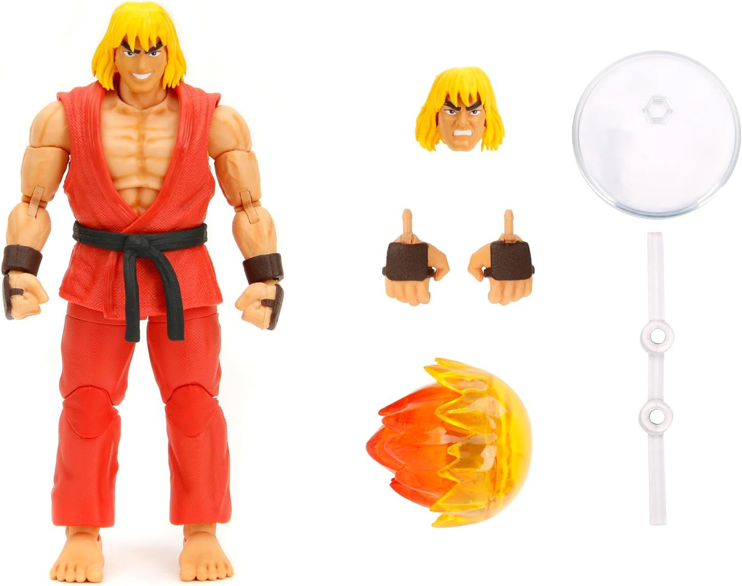 Jada - Street Fighter II Ken Action Figure - 6-Inch