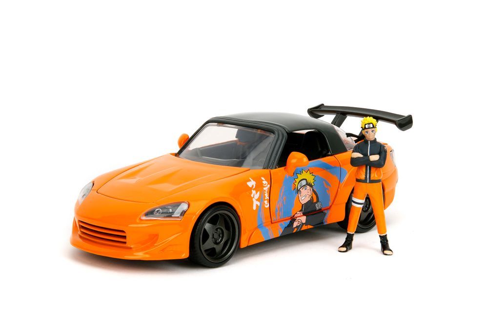 Jada - Naruto And 2001 Honda S2000 Vehicle Playset - 2 Pcs