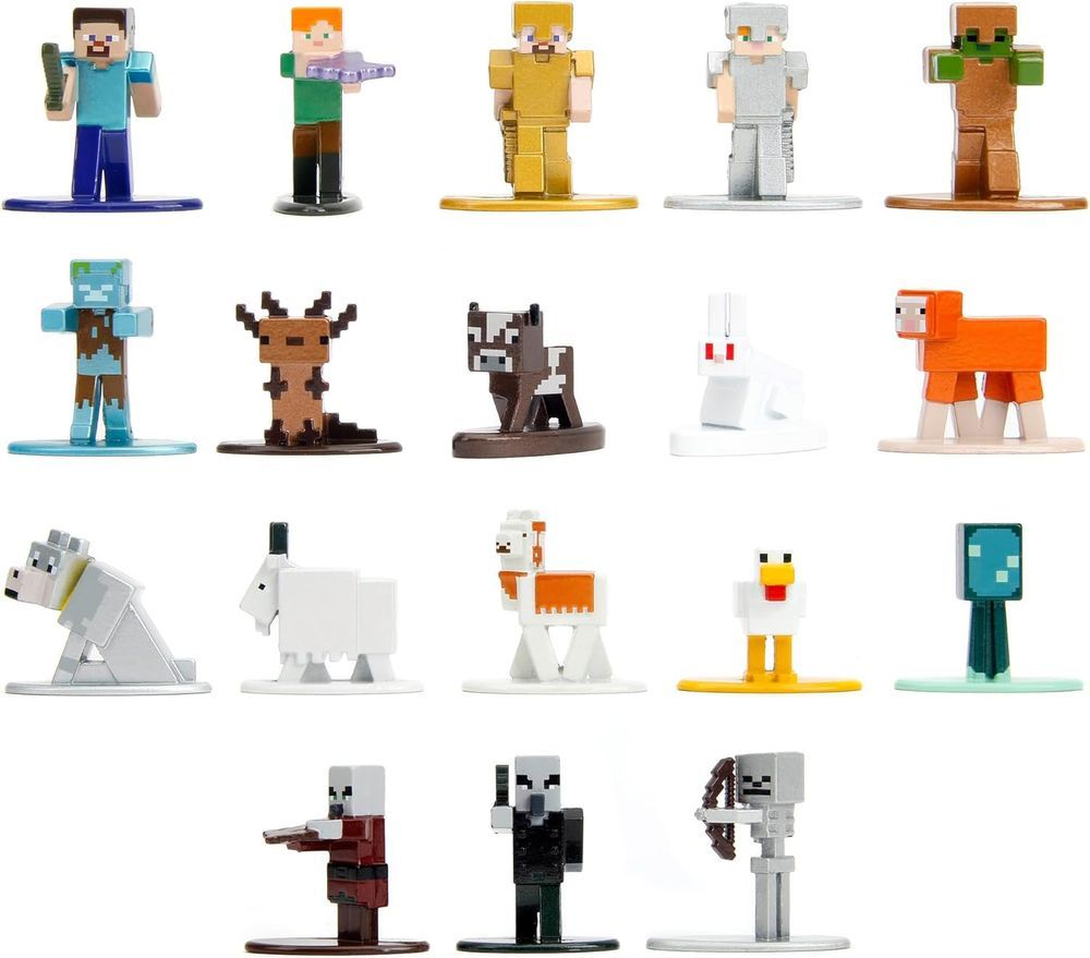 Jada - Minecraft Nano Action Figures Wave 9 - 18pcs - 4cm