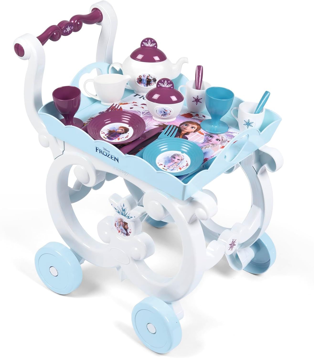 Smoby - Frozen 2 Serving Cart - 17pcs