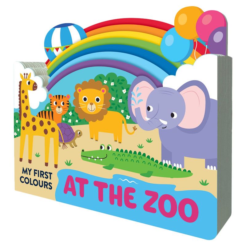 My First Colours - At The Zoo Chunky Scenes Board Book