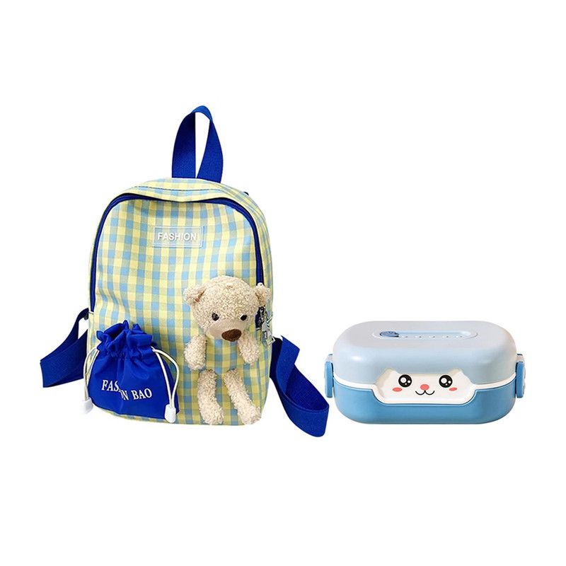 Star Babies - School Backpack W/ Eco Friendly - BPA Free Lunch Box - Blue