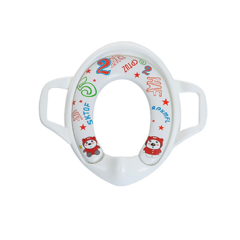 Star Babies - Portable Non-Slip Potty/Toilet Trainer Seat W/ Handle - White