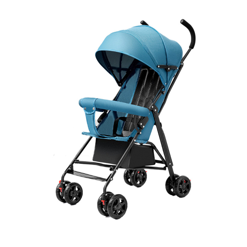 Star Babies Light Weight Foldable Baby Stroller Black