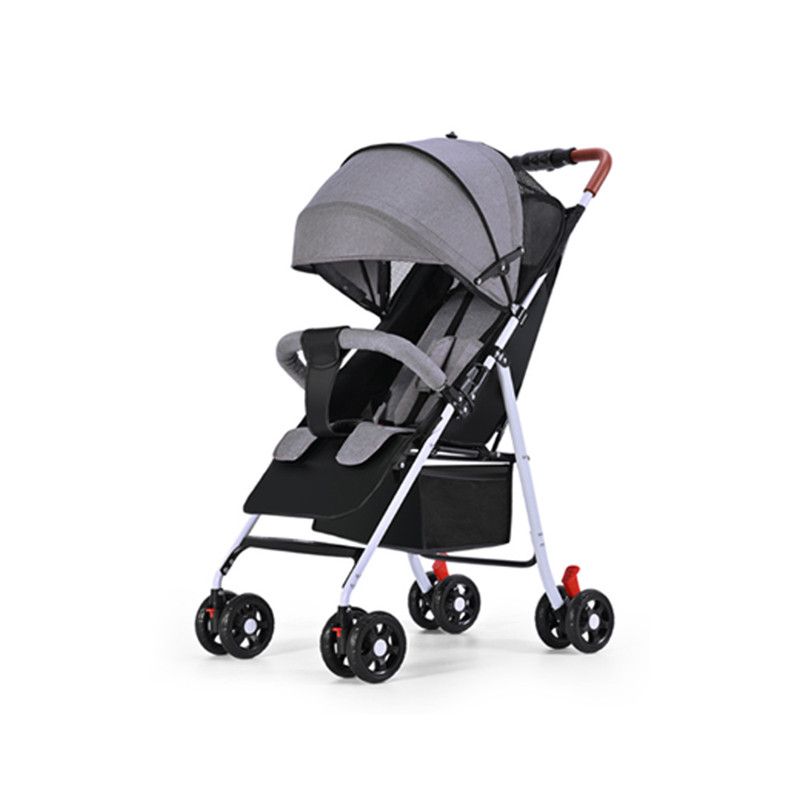 Star Babies - Lightweight Foldable Travel Stroller W/ Storage Basket  & Detachable Bumper