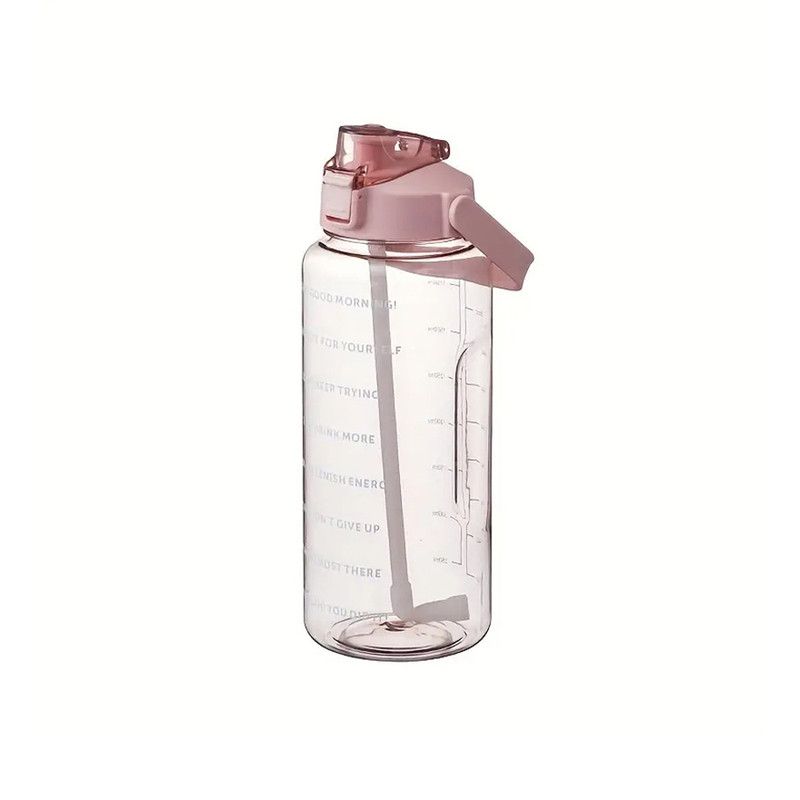 Star Babies - Water Bottle With Motivational Time Markers - Pink - 2 L