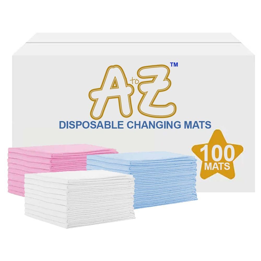 A to Z - Disposable Changing Mats - 45 x 60 cm - 100pcs - Rainbow