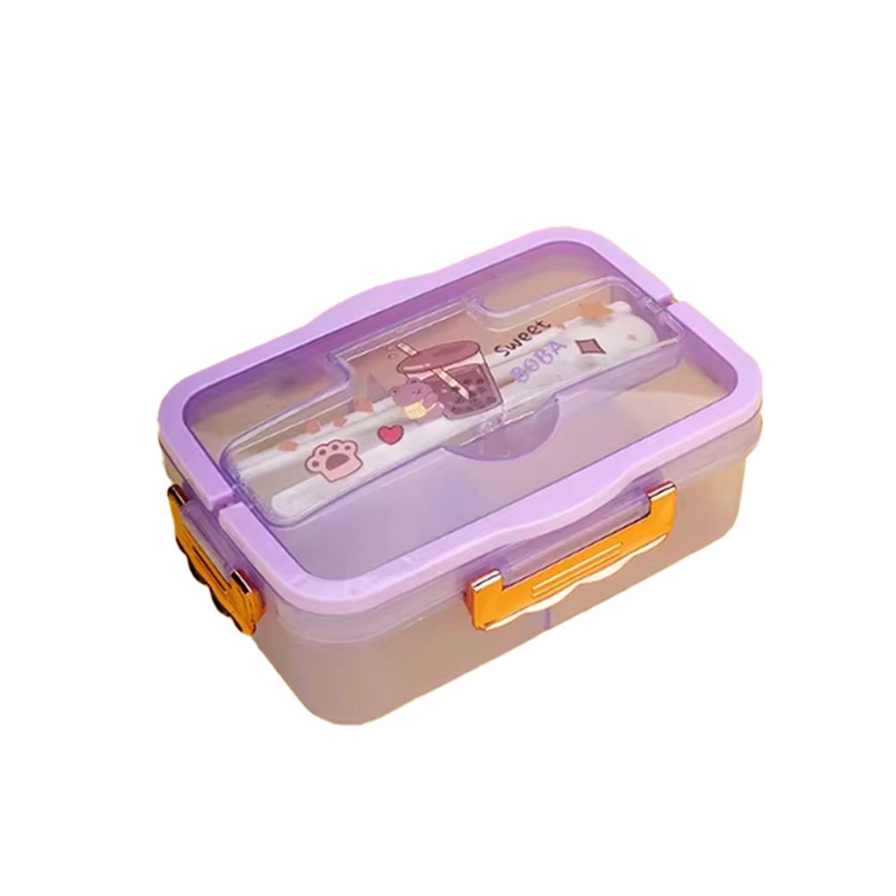 Star Babies - Lunch Box With 4 Compartment - Purple