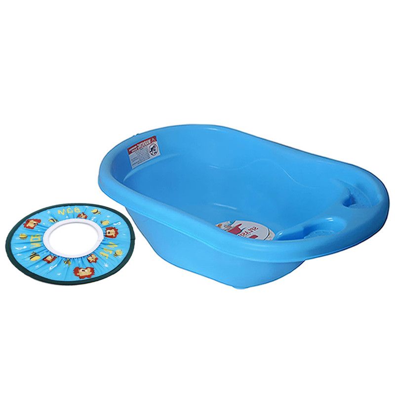 Star Babies - Sunbaby Splash Bath Tub With Kids Shower Cap - Blue