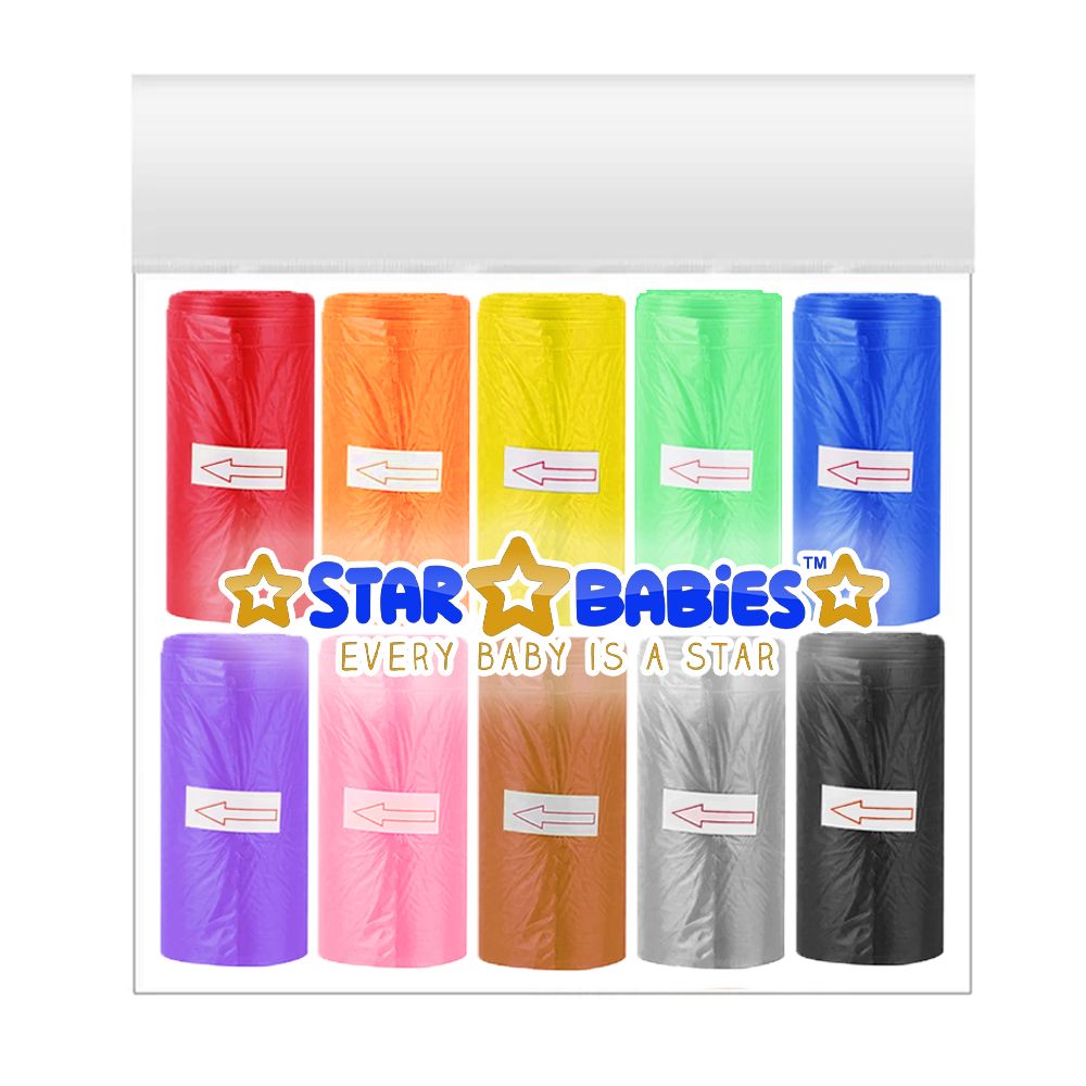 Star Babies - Scented Bags - Rainbow - Pack of 10 - 150 Pcs