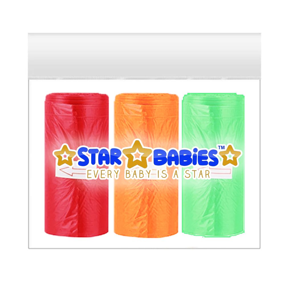 Star Babies - Scented Bags - Pack Of 3 - 45 Pcs - Color May Vary