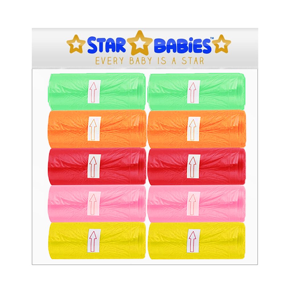 Star Babies - Scented Bags - Rainbow - Pack of 10 - 150 Pcs