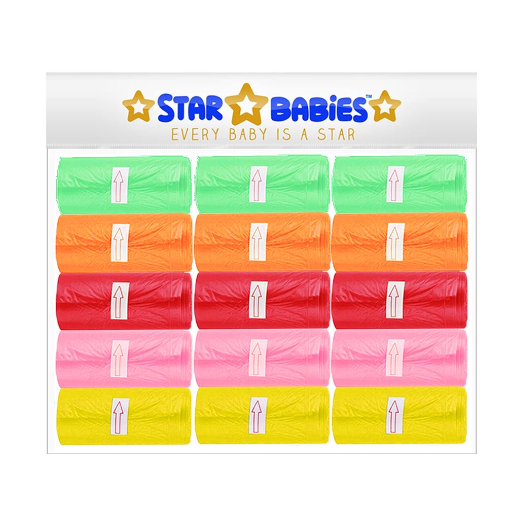 Star Babies - Scented Bags - Rainbow - Pack of 15 - 225 Pcs