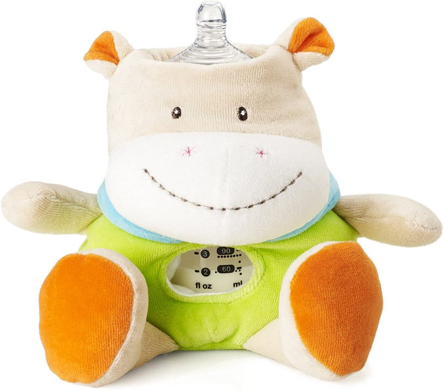 Factory Price - Plush Feeding Bottle Cover With Stuffed Animals - Hippo