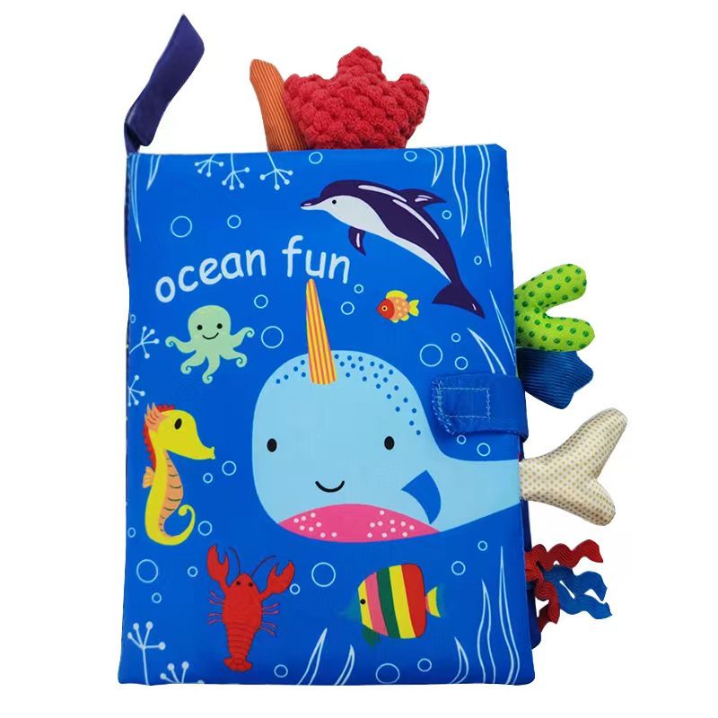 Caden Washable Activity Cloth Book - Ocean Fun