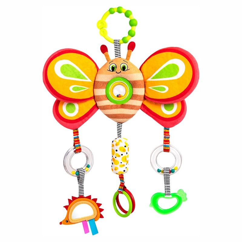 Factory Price - Hanging Activity Crib Toy With Rattle - Butterfly