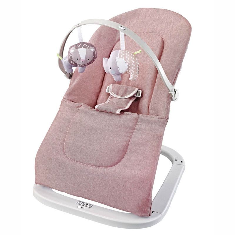 Factory Price - Winston Baby Bouncer With Removable Toys and Musics - Light Brown