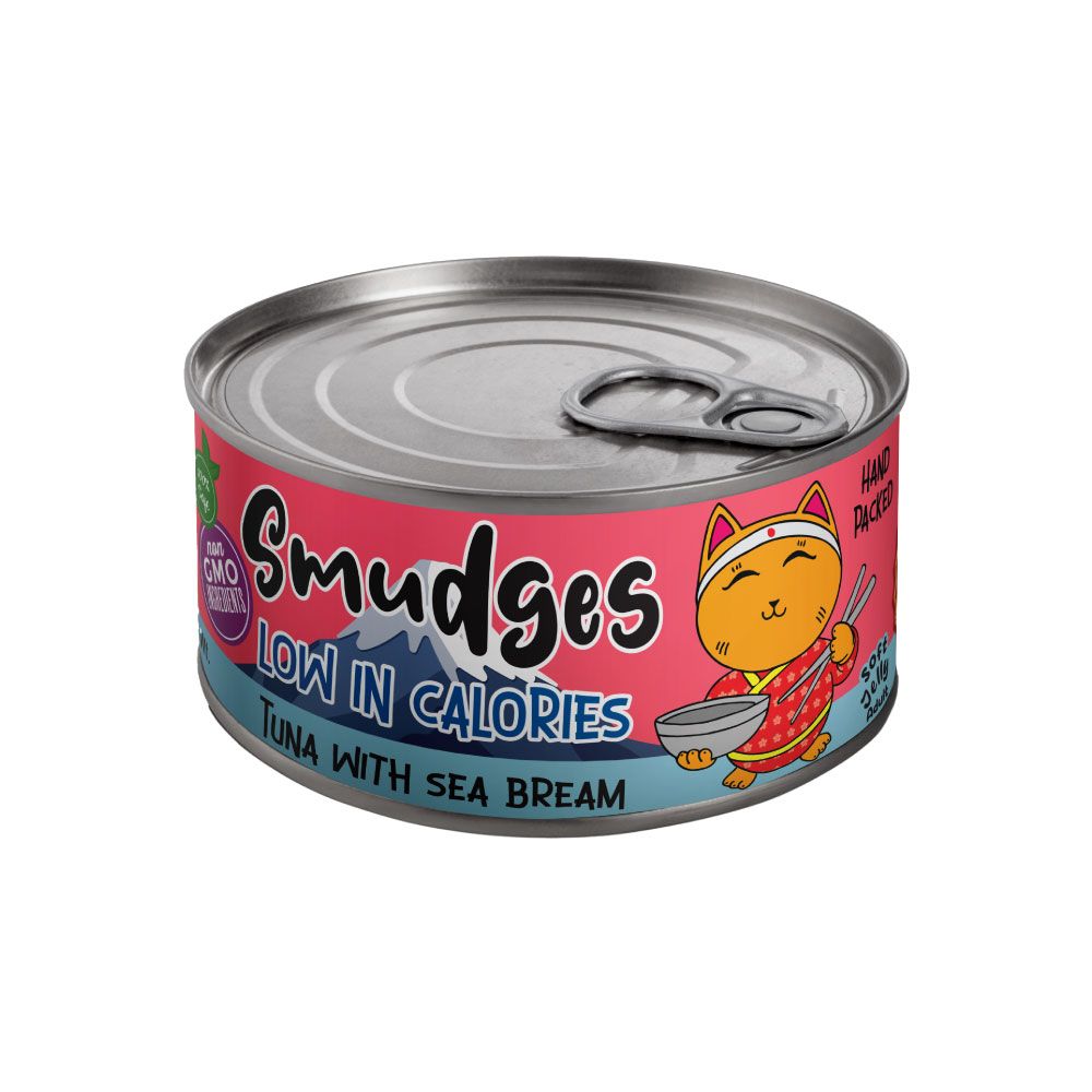 Nutrapet - Smudges Tuna Flakes With Sea Bream Soft Jelly - 80g